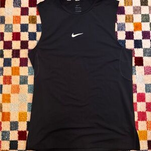 Nike Black Sleeveless Athletic Shirt